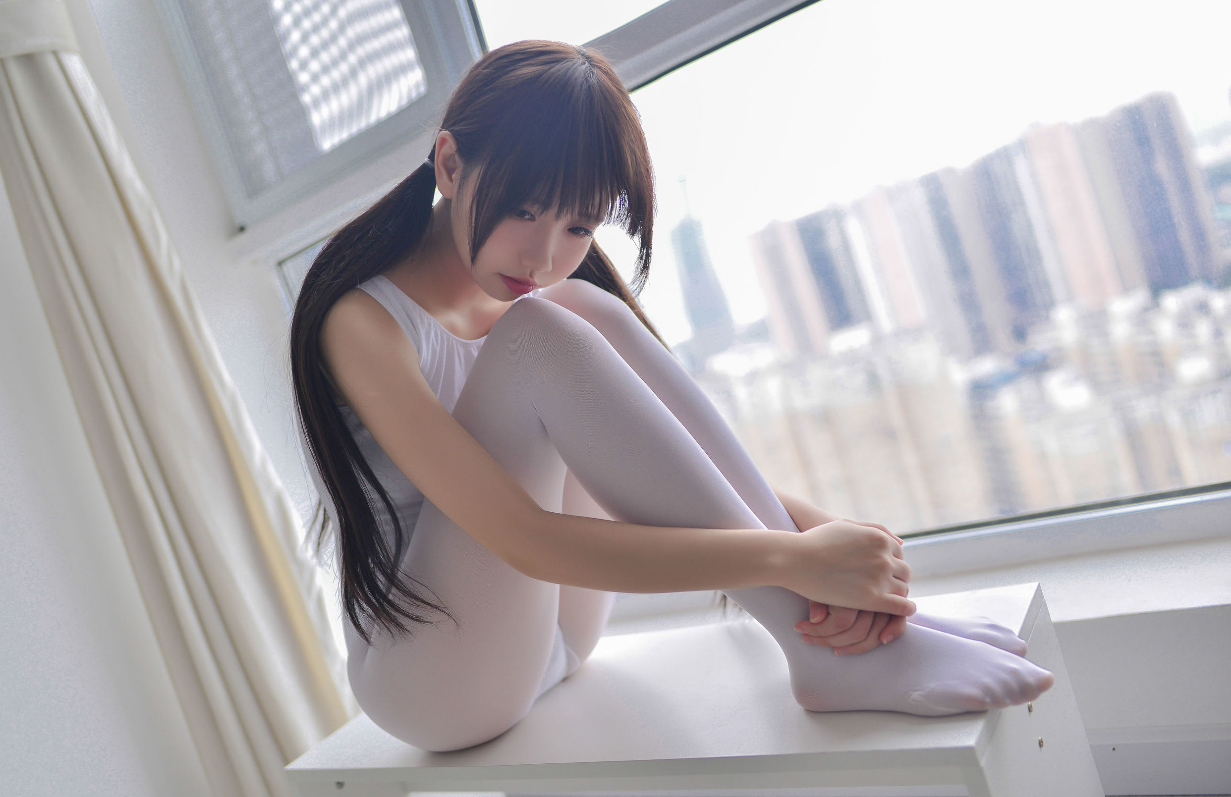 [萝莉COS]雪琪双马尾体操服插图6